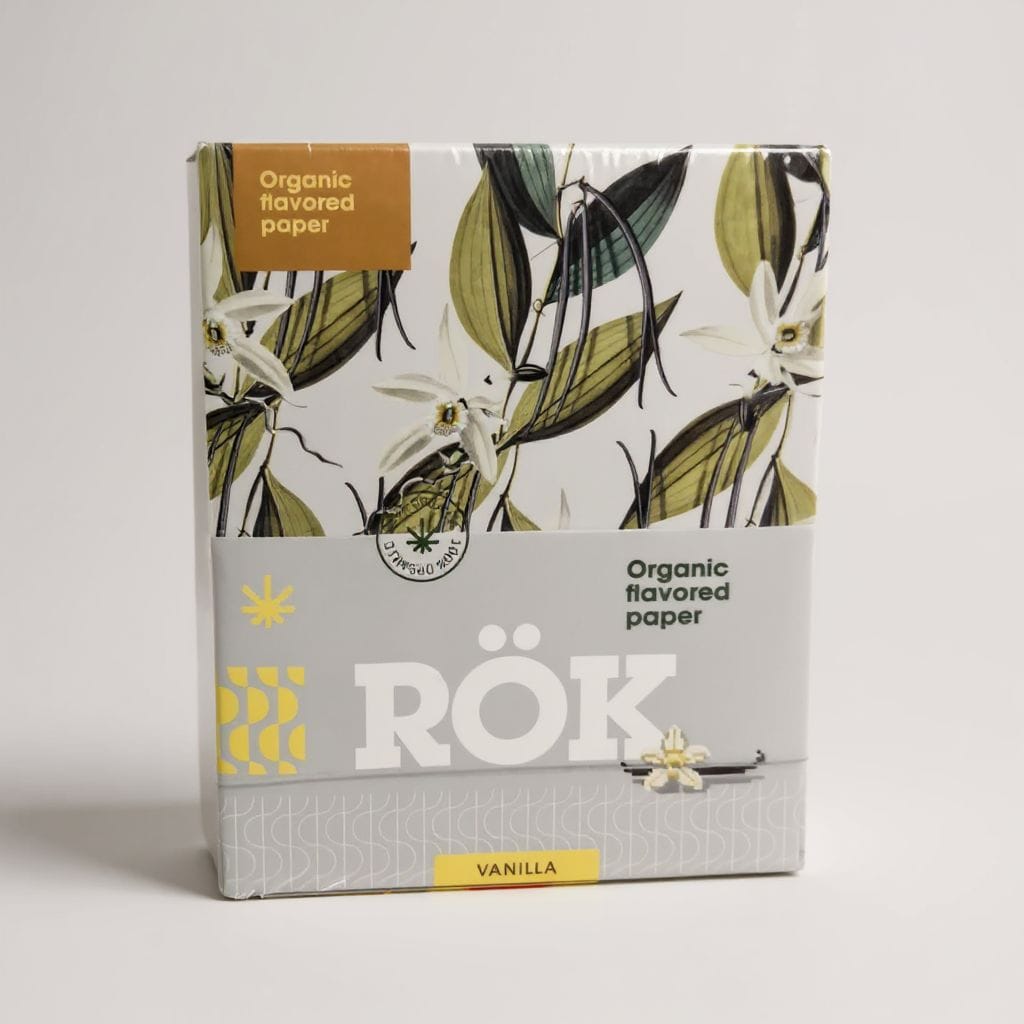 ROK Papel Saborizado VAINILLA 1 1/4 (20 unid.)